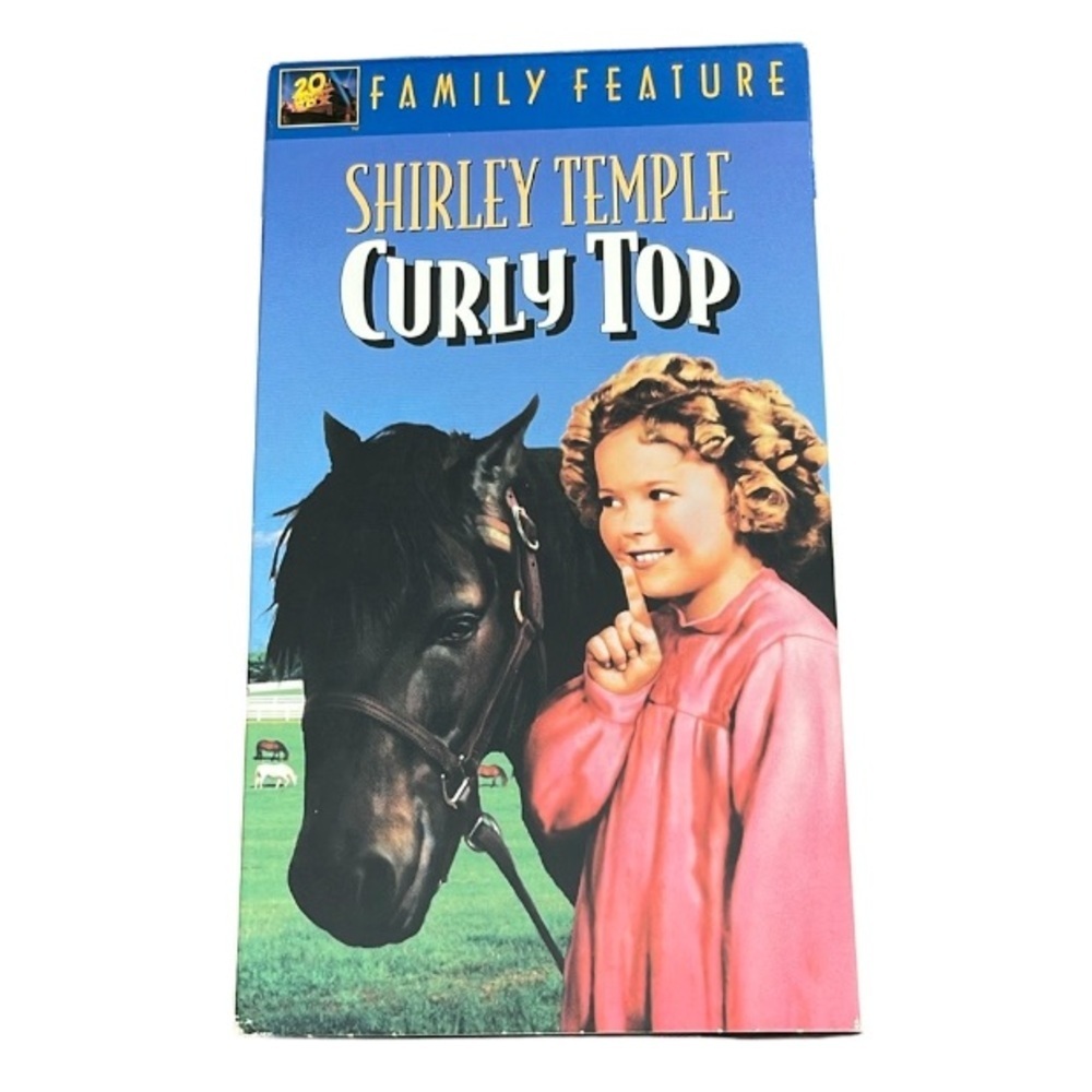 6/$25 VHS Shirley Temple Curly Top Movie Musical 1935 Remake 20th Century Fox